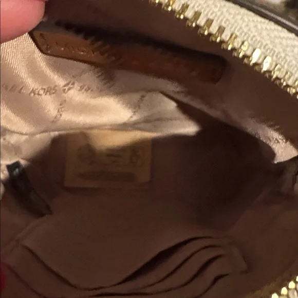 Michael Kors Beige and Brown Crossbody Bag - Picture 10 of 14